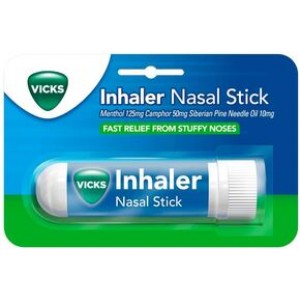 Nose inhaler stick
